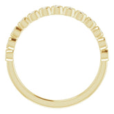 14K Yellow 1/5 CTW Lab-Grown Diamond Anniversary Band
